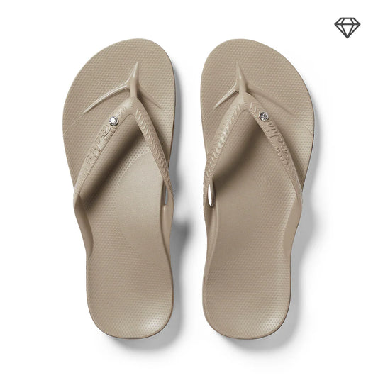 Archies Thongs Classic Crystal Taupe - Fraser Coast Outdoors