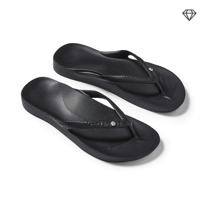 Archies Thongs Classic Crystal Black