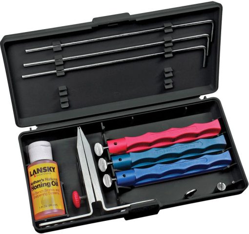 Lansky LKC03 Standard 3-Stone Guided Sharpening System - Fraser Coast Outdoors