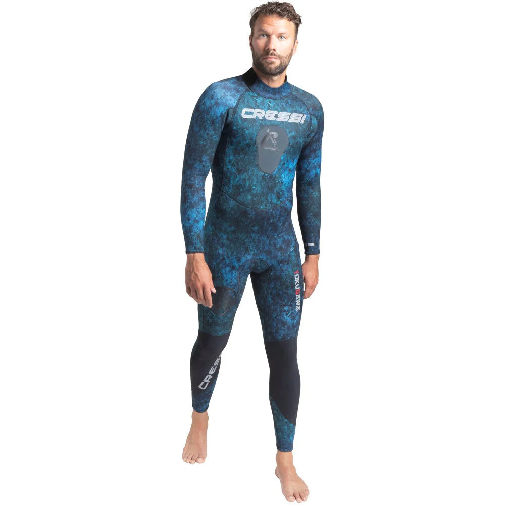 Cressi Tokugawa 3mm Camo Spearfishing Wetsuit 1pc - Fraser Coast Outdoors