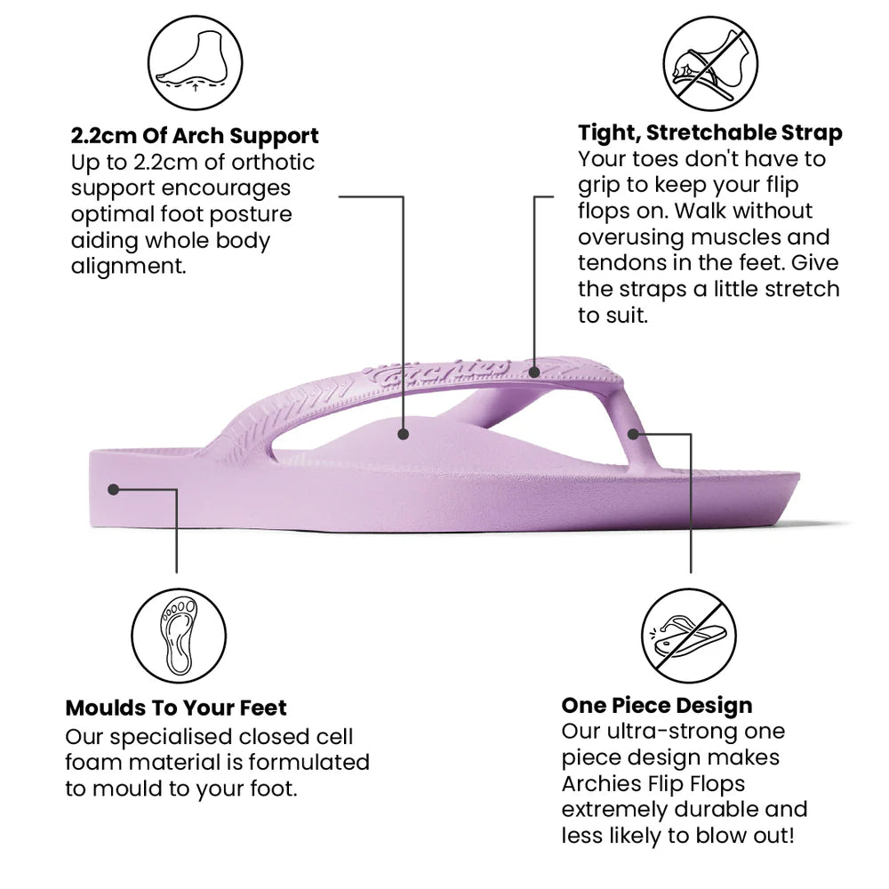 Archies Thongs Lilac