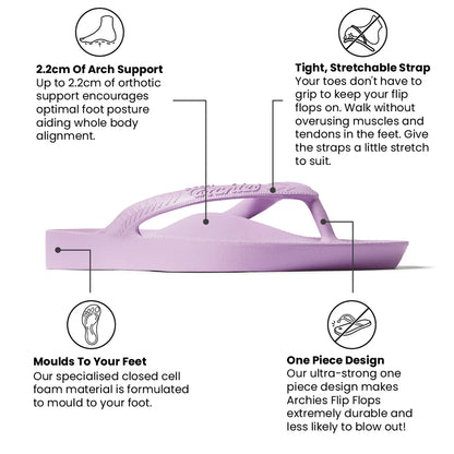 Archies Thongs Lilac