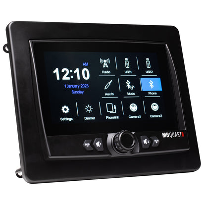 MB Quart 7 Inch Waterproof Touchscreen CarPlay Source Unit - Fraser Coast Outdoors