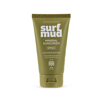 Surf Mud Mineral SPF50 125g Tube - Fraser Coast Outdoors