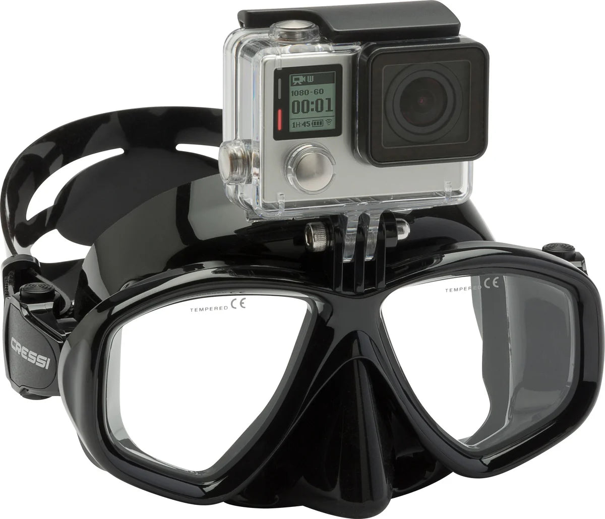 Cressi Action Mask Black - Fraser Coast Outdoors