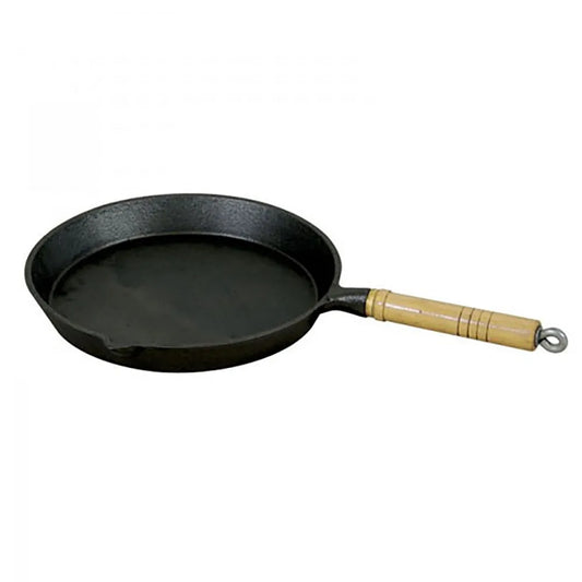Campfire 25cm Round Frying Pan Solid Handle - Fraser Coast Outdoors