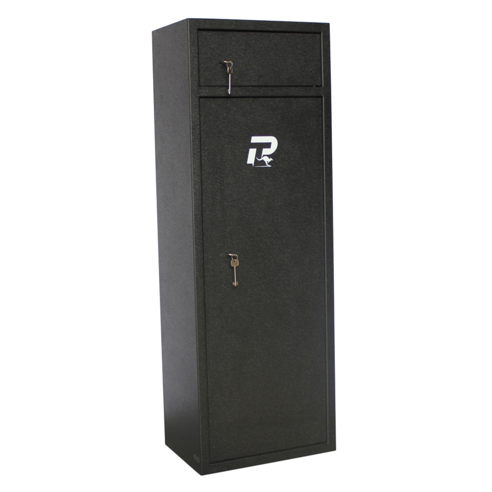 Pro-Tactical Hunter Series H10 - 10 Gun Safe Key Lock with Top Locker