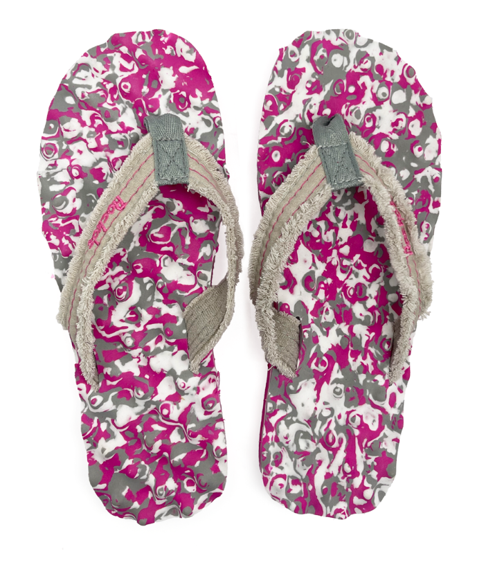 Rockos Nobby Thongs Pink Camo - Fraser Coast Outdoors