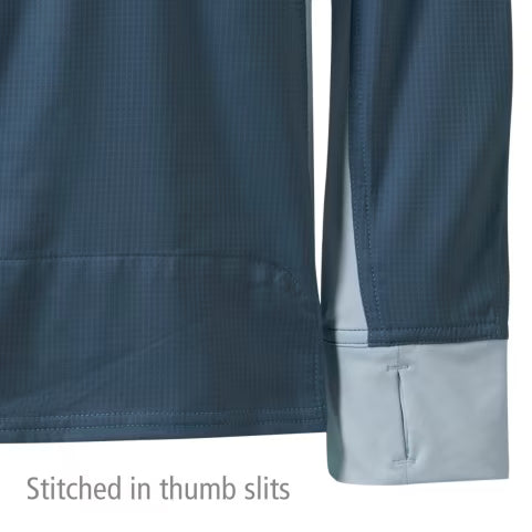 Shimano Pro Stretch Vented Shirt Navy Mens - Fraser Coast Outdoors