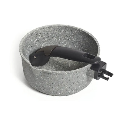 Campfire 16cm Compact Saucepan with Lid- Grey