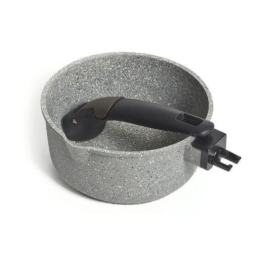 Campfire 16cm Compact Saucepan with Lid- Grey