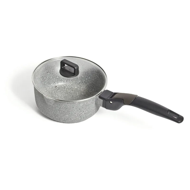 Campfire 16cm Compact Saucepan with Lid- Grey