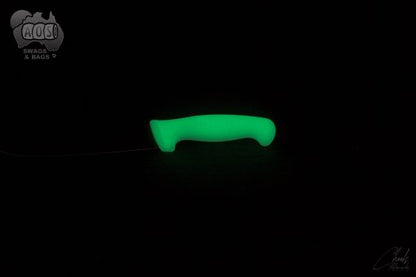 SICUT Curved Blade Beef Skinning Knife – 6in Blade with GLOW IN THE DARK HANDLE - Fraser Coast Outdoors