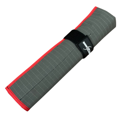 SICUT Australian Made Rip Stop Low & Slow Canvas Knife, Tool & Utensil Wrap Roll With Clear Front – 5 Pockets – Touch Tape Closure