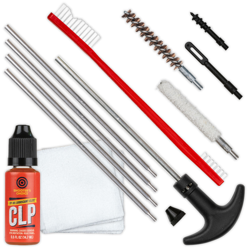 SHOOTERS CHOICE .30 CAL RIFLE CLEANING KIT  (ALUMINIUM) OTIS
