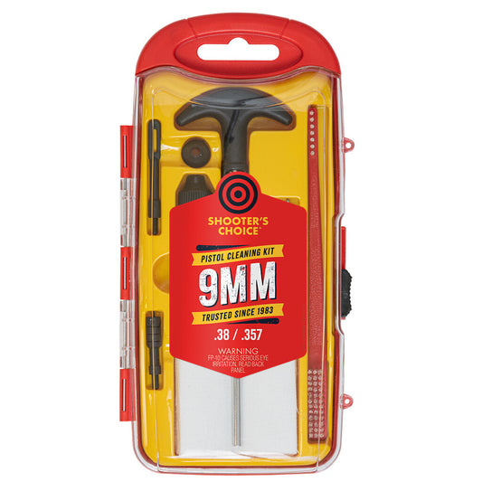 SHOOTERS CHOICE 9MM PISTOL CLEANING KIT  (ALUMINIUM) OTIS