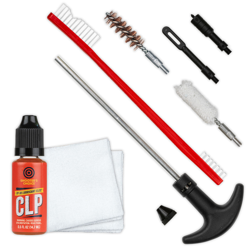 SHOOTERS CHOICE 9MM PISTOL CLEANING KIT  (ALUMINIUM) OTIS