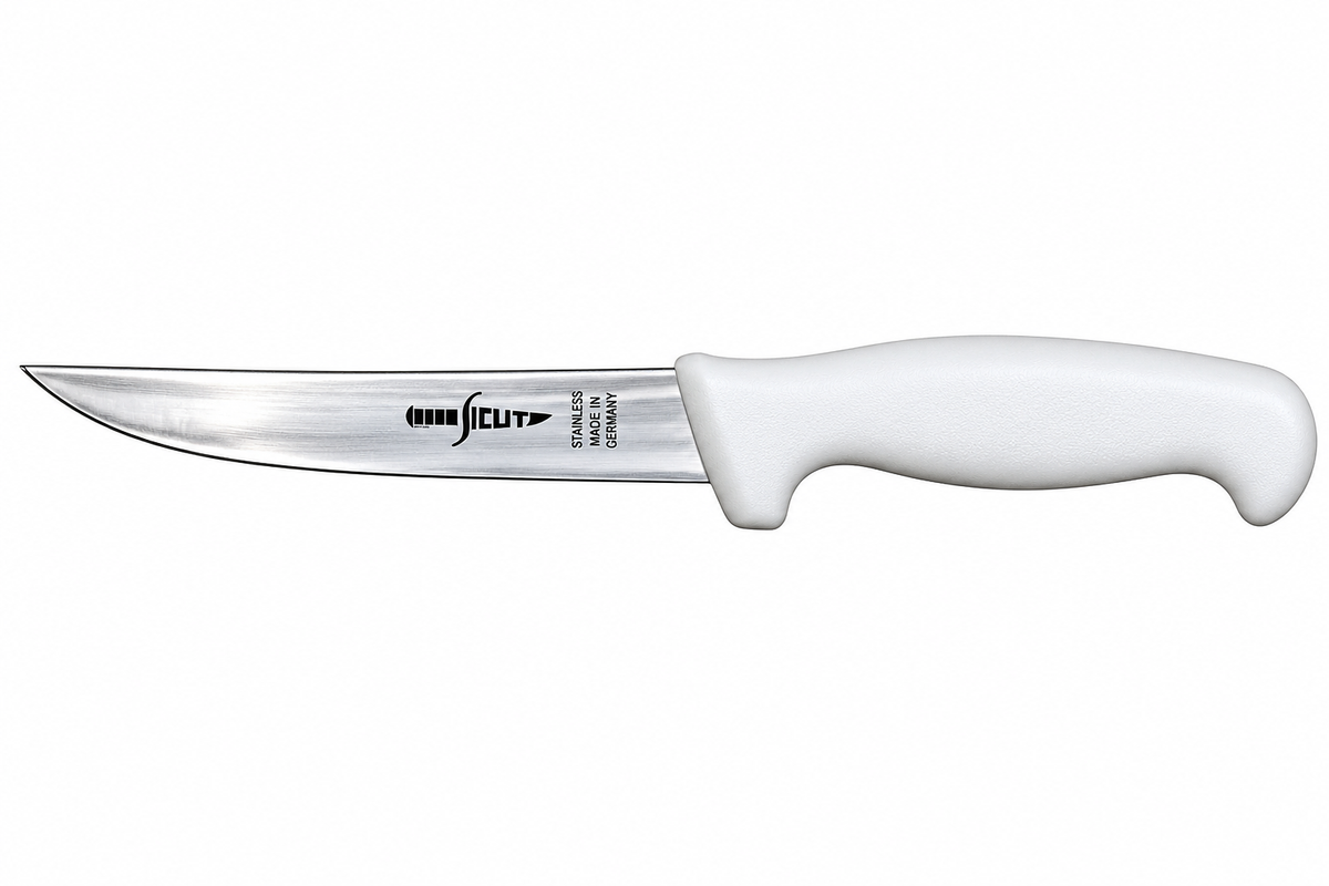SICUT Wide Blade Boning Knife – 6in Blade with GLOW IN THE DARK HANDLE - Fraser Coast Outdoors