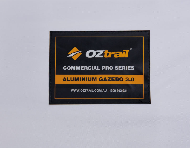 Oztrail Commercial Commercial Deluxe 3.0 Gazebo Canopy - White - Fraser Coast Outdoors