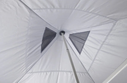 Oztrail Commercial Deluxe 6.0 Gazebo - White - Fraser Coast Outdoors
