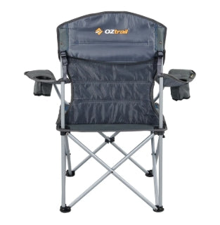 Oztrail Deluxe Arm Chair - Blue - Fraser Coast Outdoors