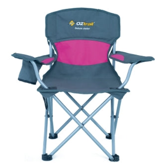 Oztrail Junior Deluxe Arm Chair - Pink - Fraser Coast Outdoors