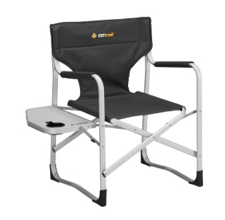 Oztrail Studio Directors Chair - Dark Grey - Fraser Coast Outdoors
