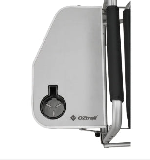 Oztrail Studio Directors Chair - Dark Grey - Fraser Coast Outdoors