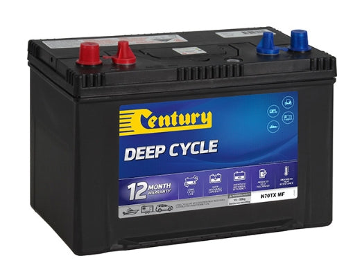 Century Battery Deep Cycle 12V 95Ah N70TX MF - Fraser Coast Outdoors