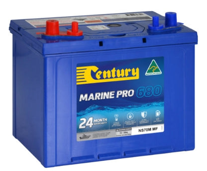 Century Battery Marine Pro 680 NS70M MF 12V 75Ah - Fraser Coast Outdoors