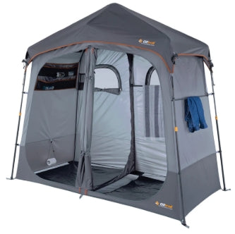 Oztrail Fast Frame Ensuite - Double - Grey - Fraser Coast Outdoors