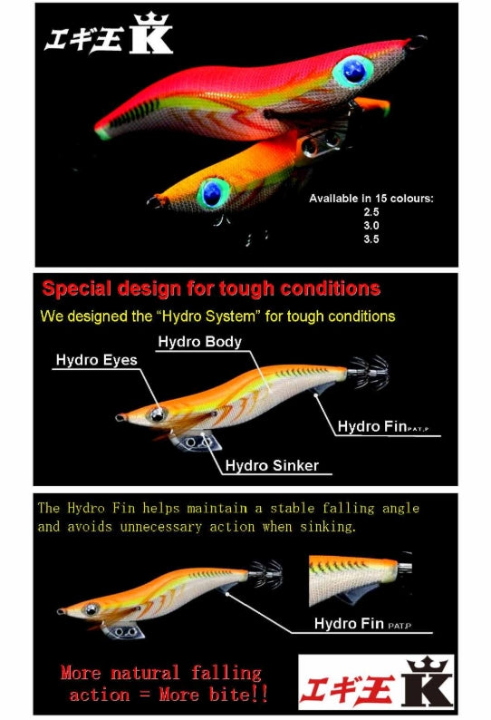 Yamashita EGI OH K Squid Jig 2.5 - Fraser Coast Outdoors
