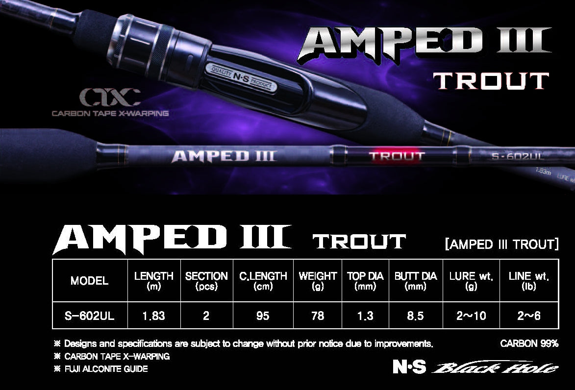 N.S Amped III Spin Rod - Fraser Coast Outdoors