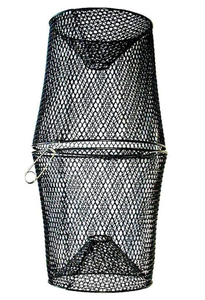 Seahorse Black Wire Shrimp Pot - 2 Entry Minnow Trap - 2 Piece - Fraser Coast Outdoors