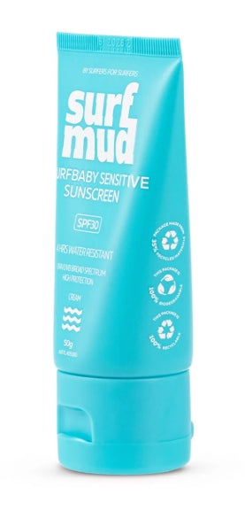 Surf Mud Surfbaby Sensitive 50g Tube - Fraser Coast Outdoors