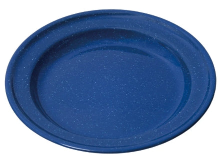 Campfire Enamel Flat Plate 27cm Navy - Fraser Coast Outdoors