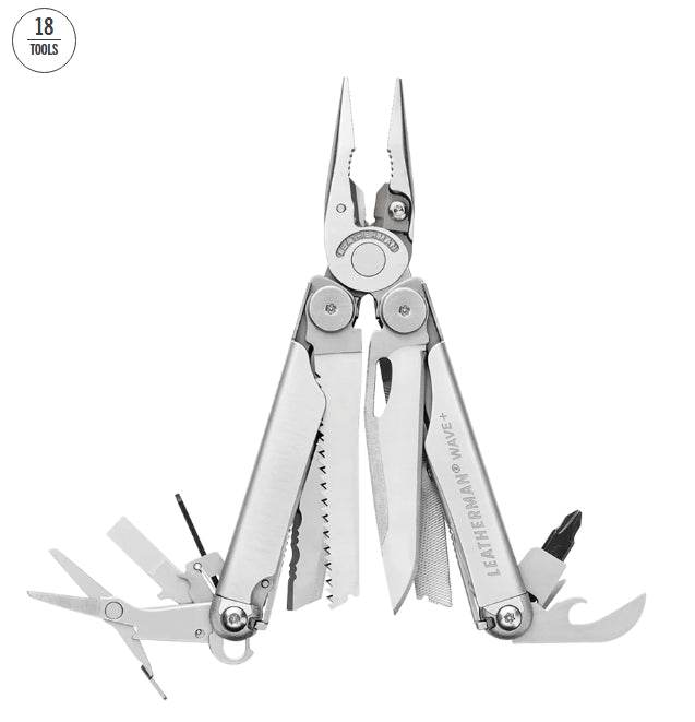 Leatherman Wave Plus (Stainless Steel/Retail Box, excl Sheath)