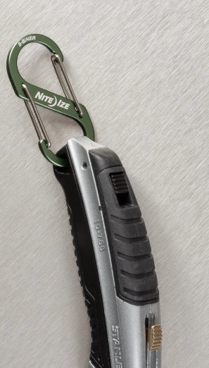 Nite Ize S-Biner Dual Carabiner - Aluminum #3 Olive