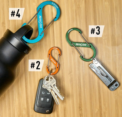 Nite Ize S-Biner Dual Carabiner - Aluminum #3 Olive