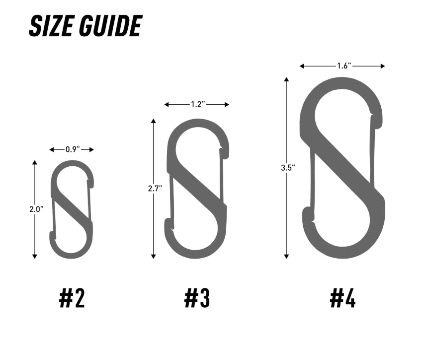 Nite Ize S-Biner Dual Carabiner - Aluminum #3 Olive