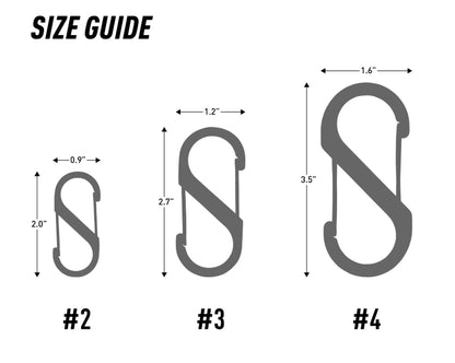 Nite Ize S-Biner Dual Carabiner - Aluminum #3 Olive