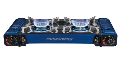 Companion Double Butane Stove with Hotplate - Fraser Coast Outdoors