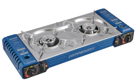 Companion Double Butane Stove with Hotplate - Fraser Coast Outdoors