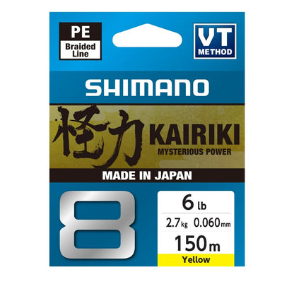 Shimano Kairiki 8 Yellow - Fraser Coast Outdoors
