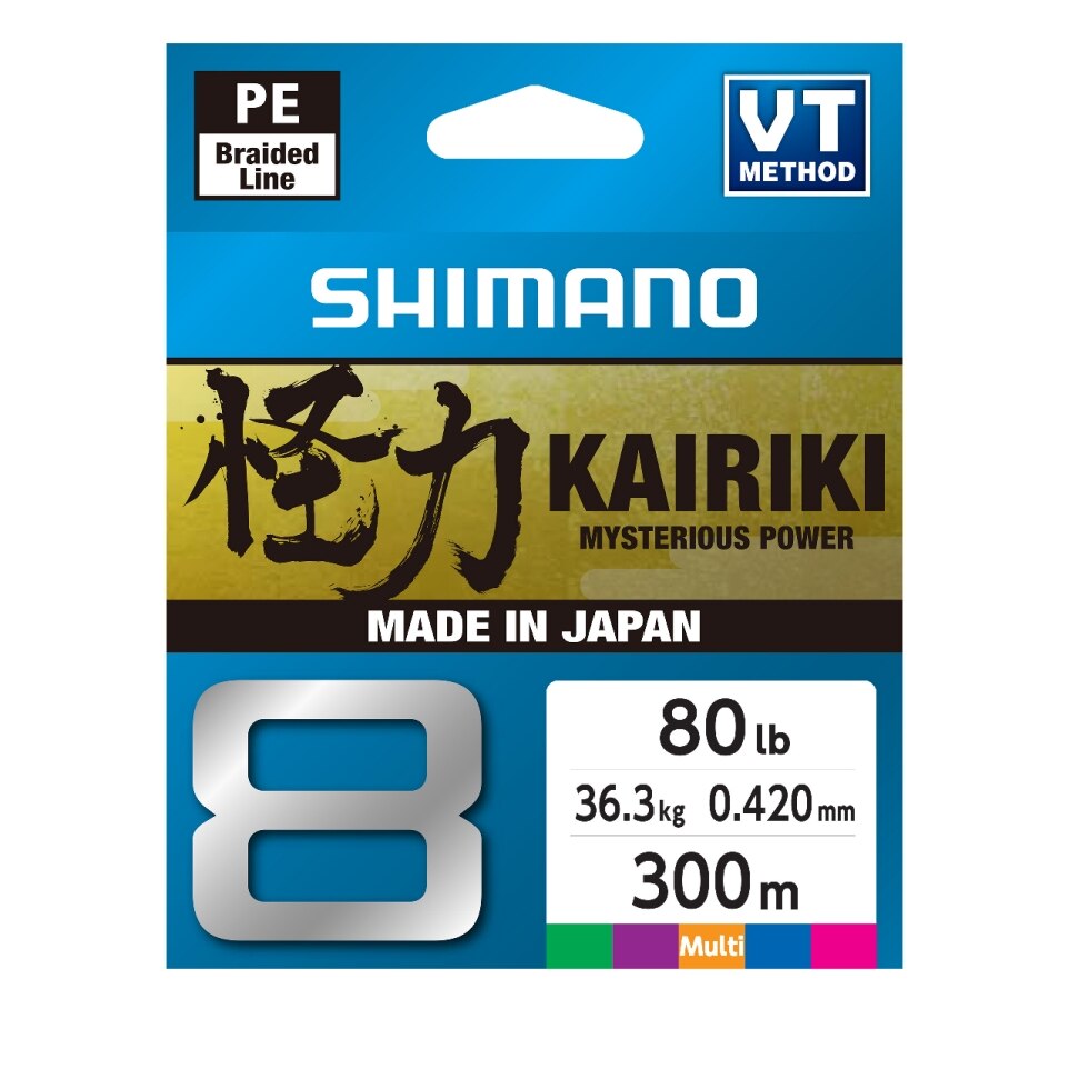 Shimano Kairiki 8 Multi Colour - Fraser Coast Outdoors