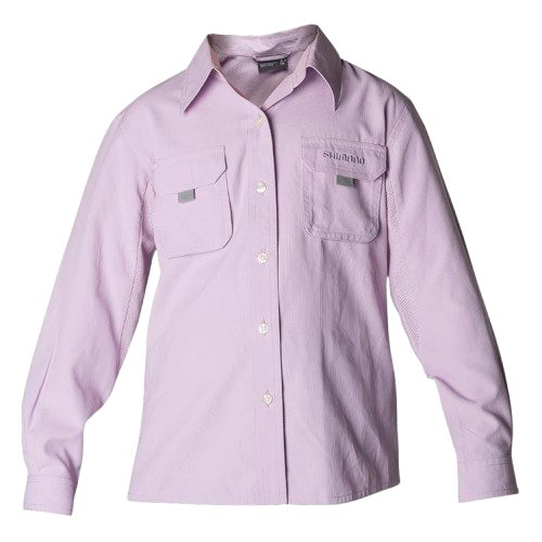 Shimano Vented Shirt Lilac Girls - Fraser Coast Outdoors