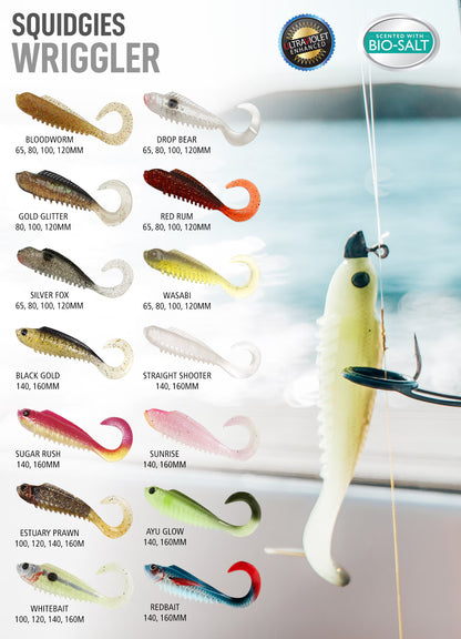 Squidgies Wriggler 100mm - Fraser Coast Outdoors