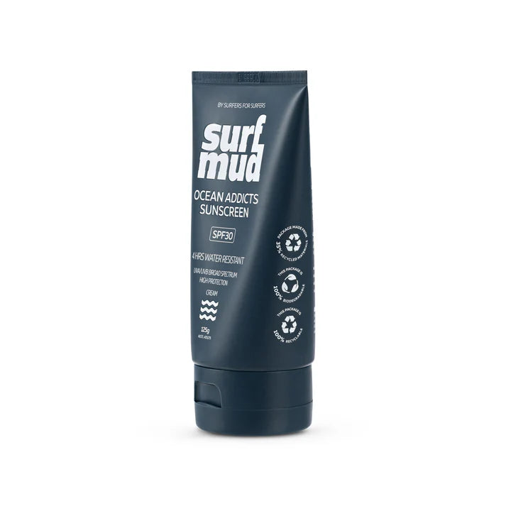 Surf Mud Ocean Addicts SPF30 125g Tube - Fraser Coast Outdoors