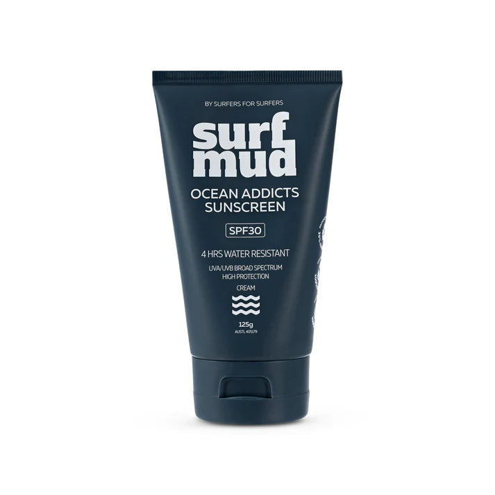 Surf Mud Ocean Addicts SPF30 125g Tube - Fraser Coast Outdoors