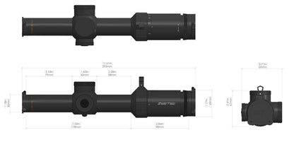 ZeroTech Thrive HD 1-8x24 LPVO G4 Illuminated - Fraser Coast Outdoors